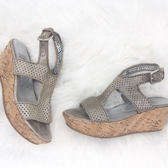 Stuart Weitzman cork sandals